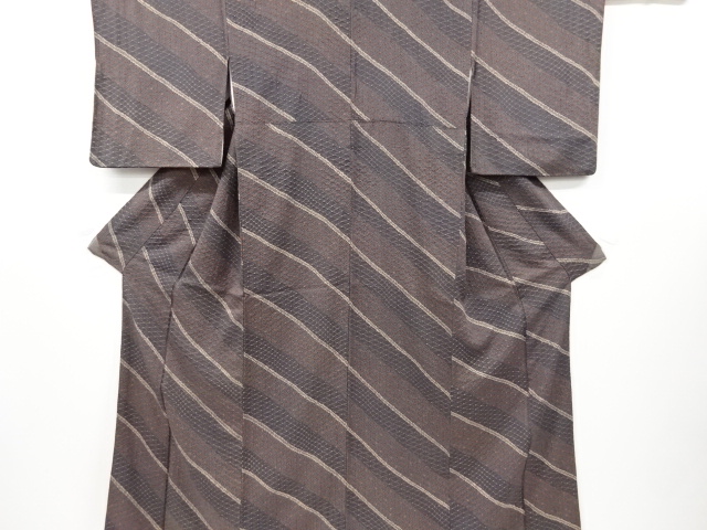 麻の葉に疋田模様　小紋着物